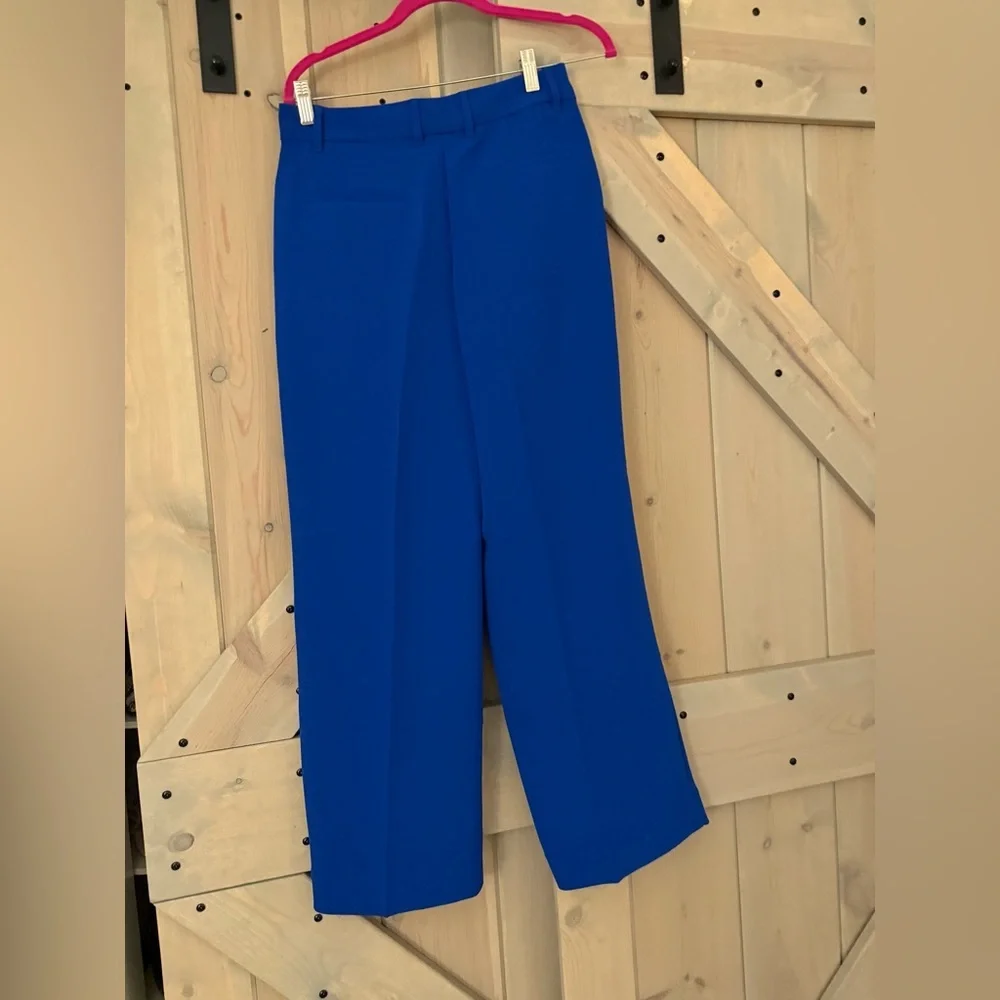 NWT Banana Republic Pleated Wide-Leg Pants- Royal Blue
